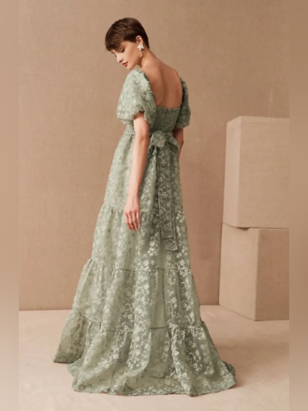BHLDN Beatrice Organza Maxi Dress